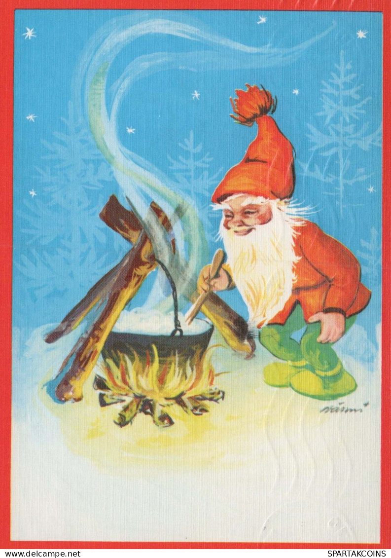 WEIHNACHTSMANN SANTA CLAUS Neujahr Weihnachten Vintage Ansichtskarte Postkarte CPSM #PBL452.DE - Santa Claus