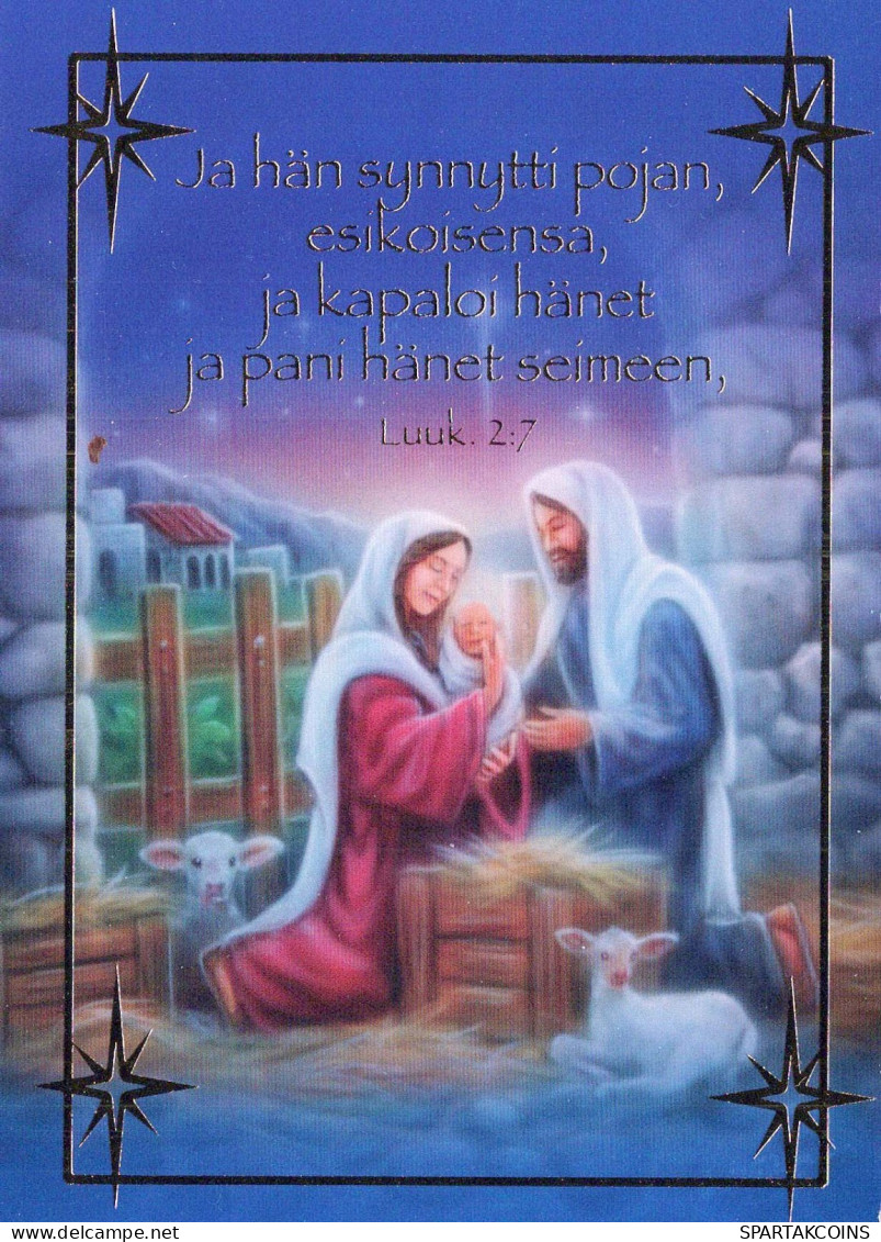 Jungfrau Maria Madonna Jesuskind Religion Christentum Vintage Ansichtskarte Postkarte CPSM #PBA433.DE - Vierge Marie & Madones