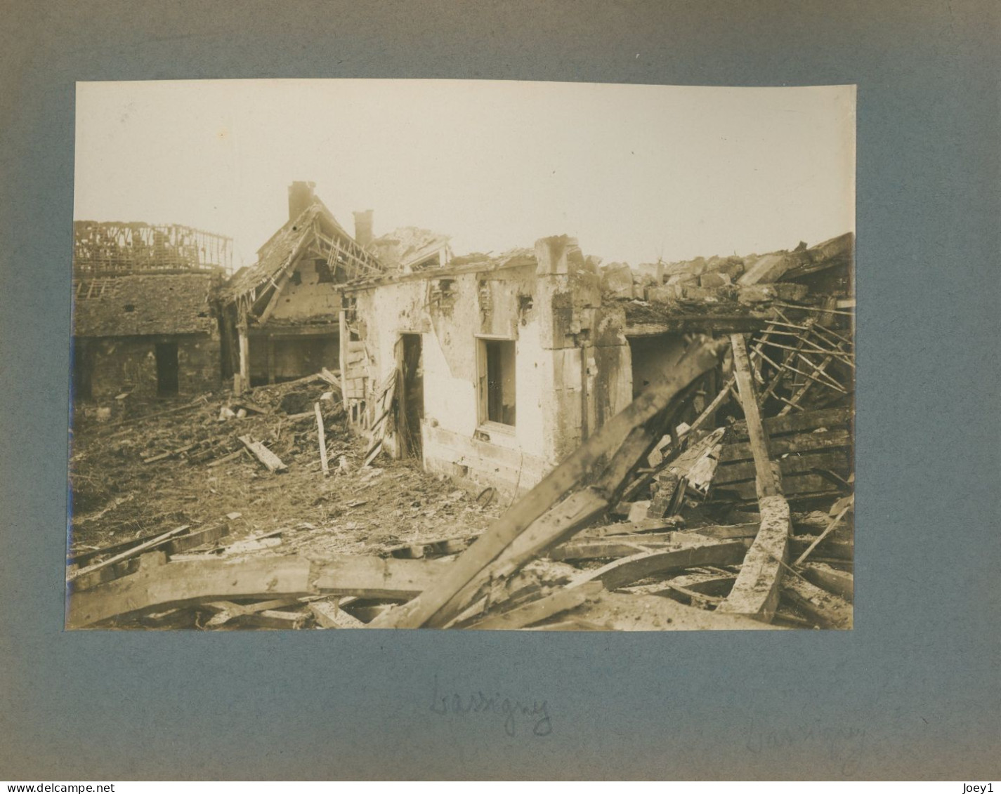 Bel Album Première Guerre Mondiale, Ville Et Lieux Bombardés Identifiés,28 Photos - Albums & Collections