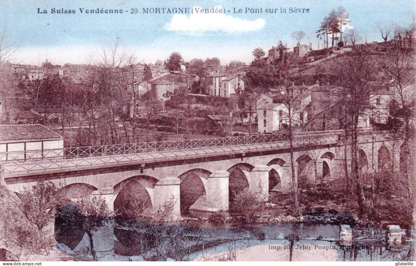 85 - Vendée -  MORTAGNE Sur SEVRE  - Le Pont Sur La Sevre - Mortagne Sur Sevre