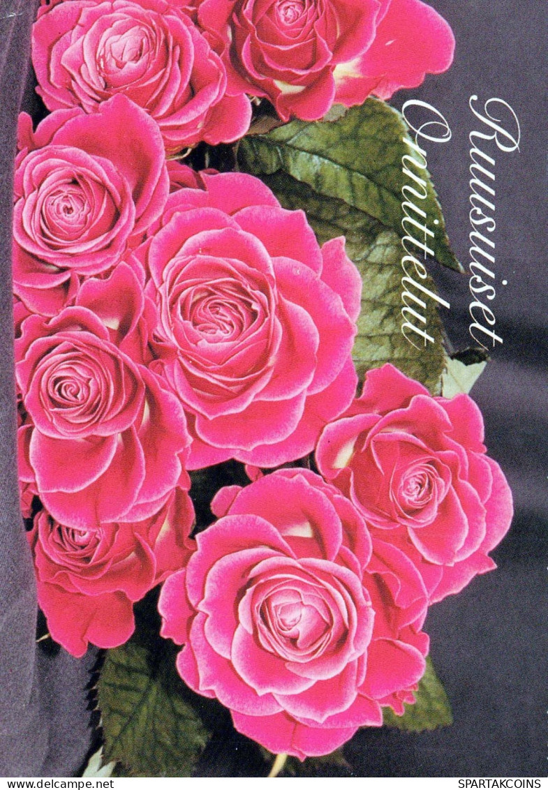 FLOWERS Vintage Ansichtskarte Postkarte CPSM #PAS659.DE - Blumen