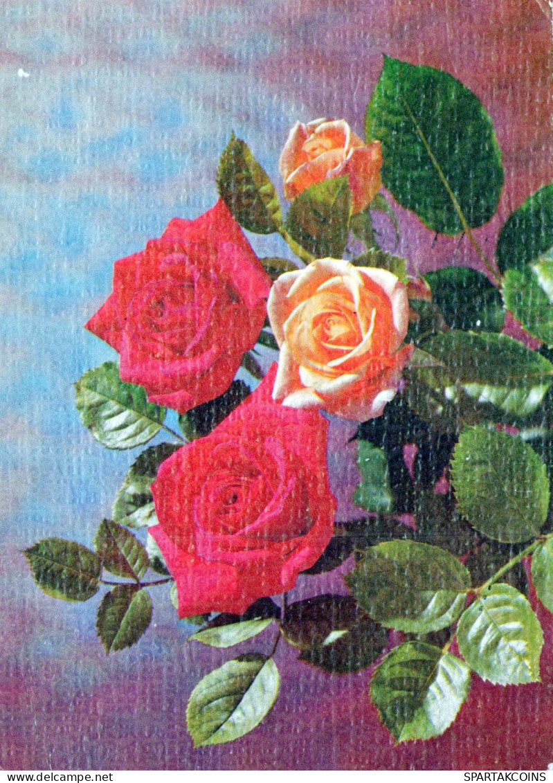 FLOWERS Vintage Ansichtskarte Postkarte CPSM #PAS535.DE - Flowers