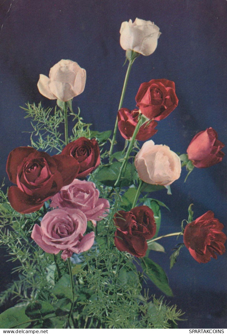 FLOWERS Vintage Ansichtskarte Postkarte CPSM #PAS598.DE - Flowers
