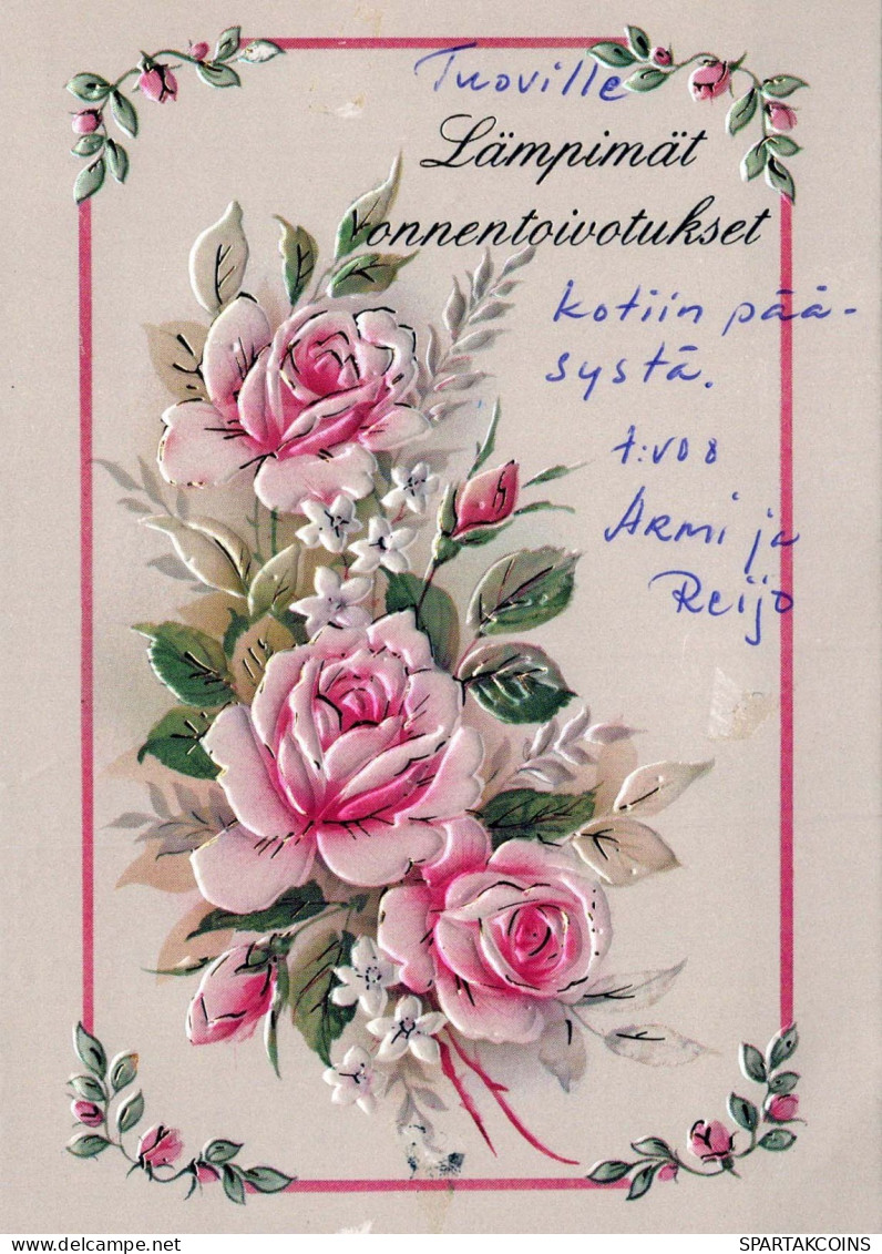 FLOWERS Vintage Ansichtskarte Postkarte CPSM #PAR934.DE - Flowers