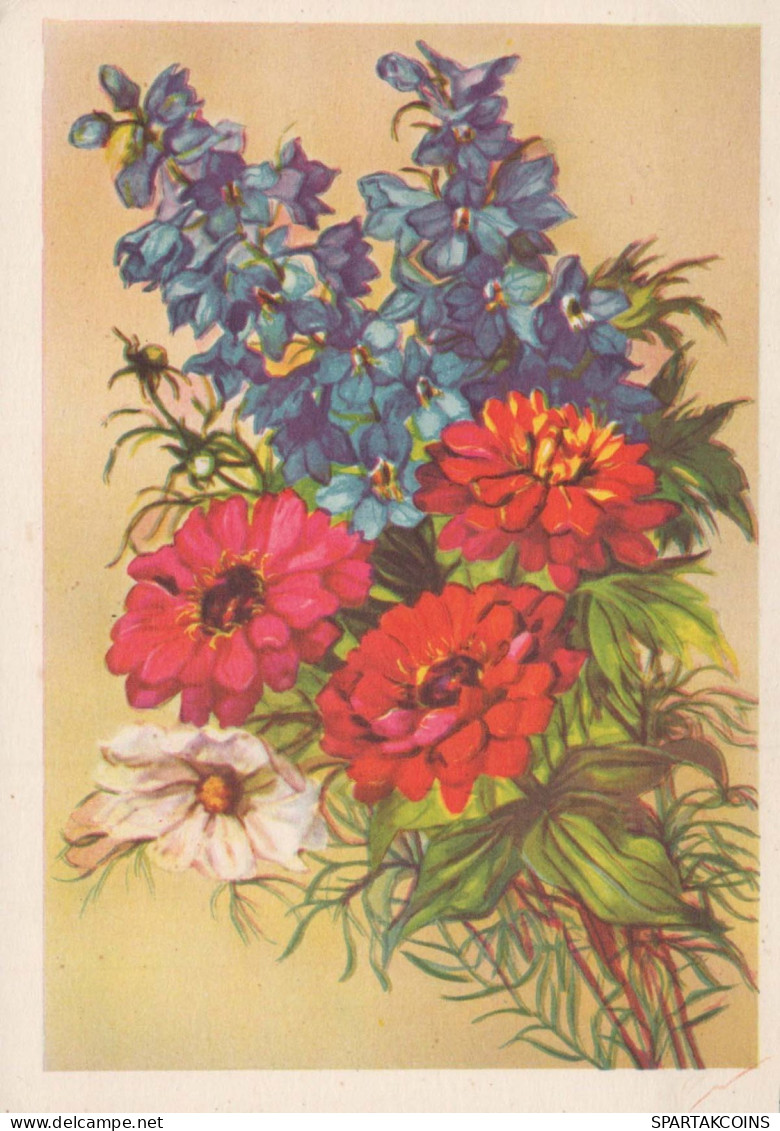 FLOWERS Vintage Ansichtskarte Postkarte CPSM #PAR334.DE - Flowers