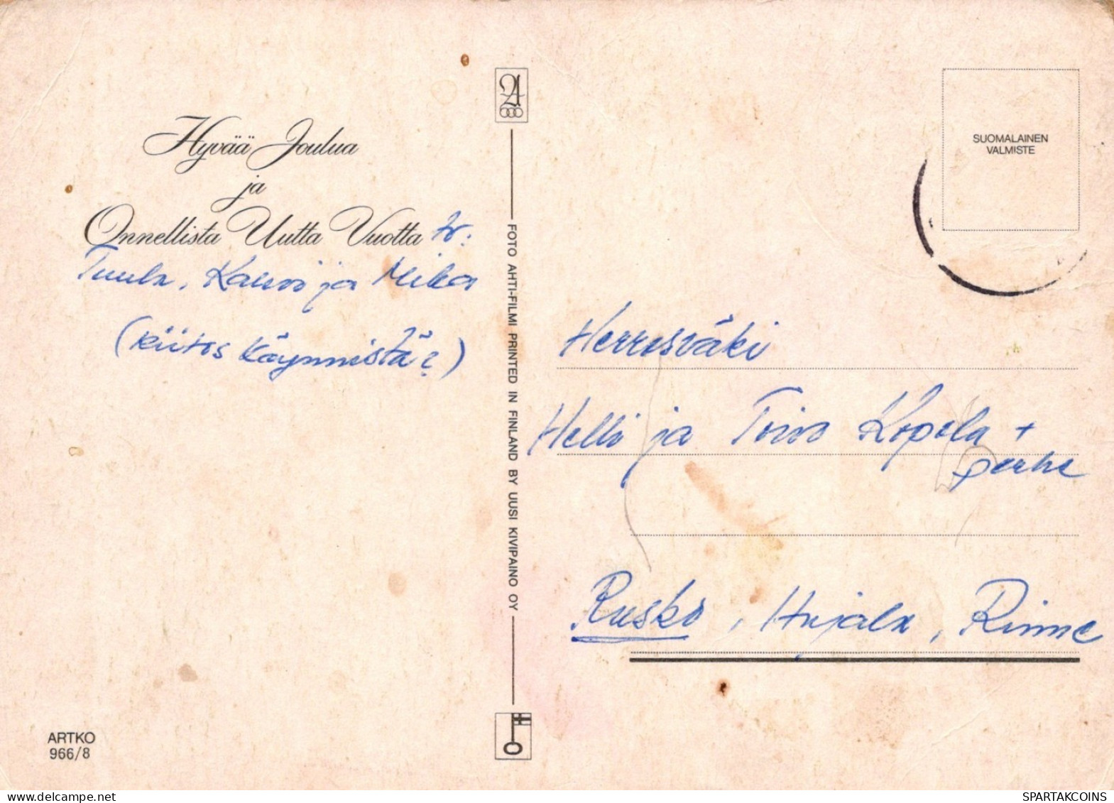 VOGEL Tier Vintage Ansichtskarte Postkarte CPSM #PAM949.DE - Vogels