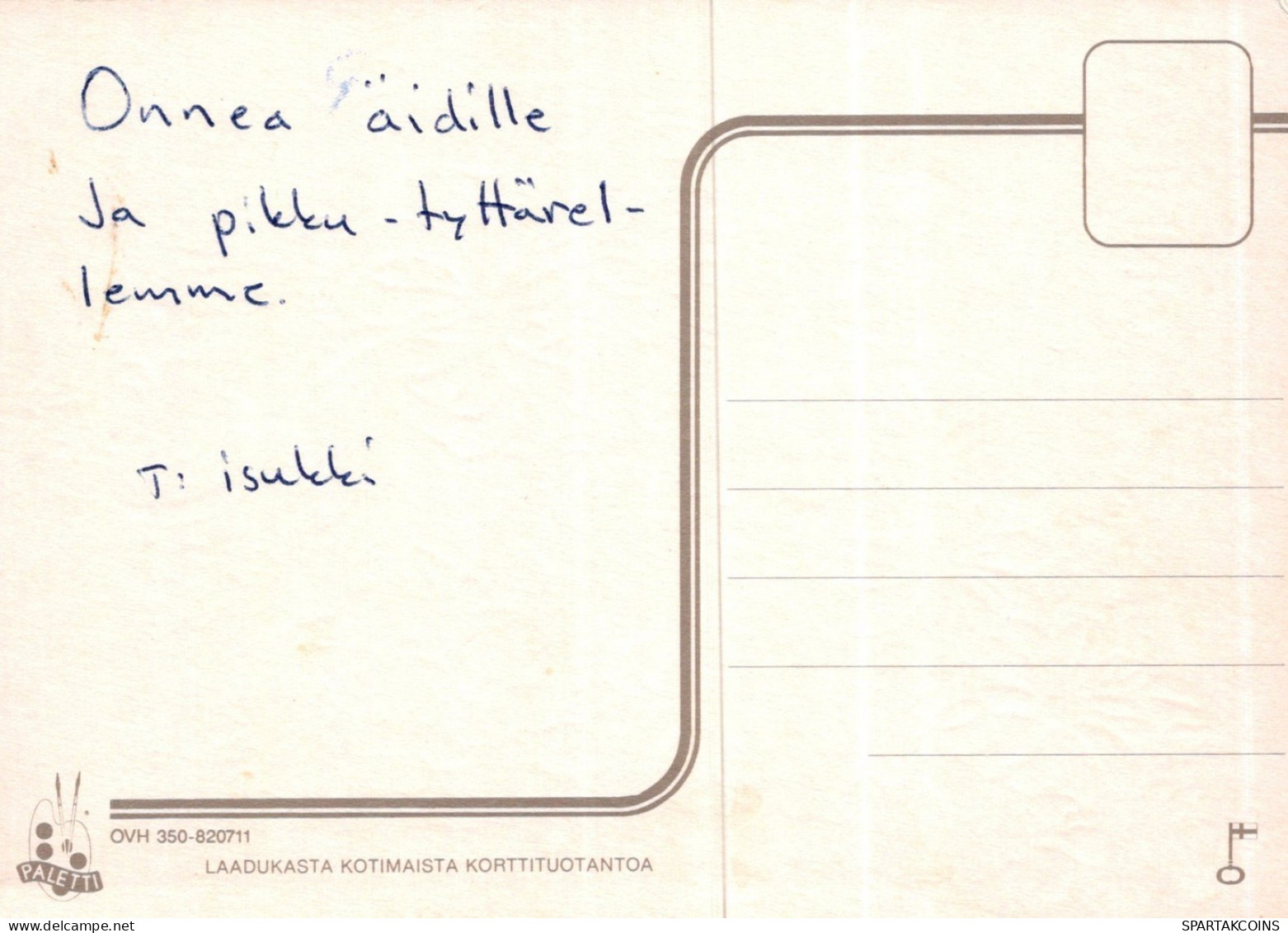 KATZE MIEZEKATZE Tier Vintage Ansichtskarte Postkarte CPSM #PAM073.DE - Chats