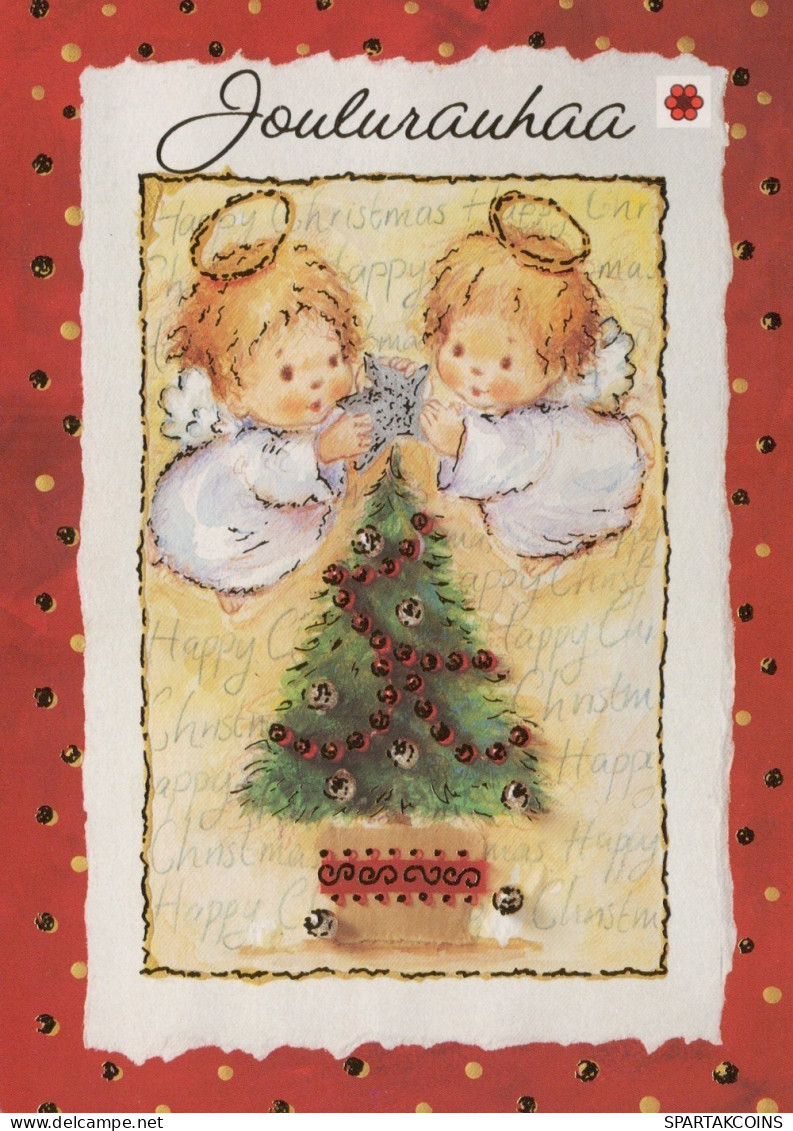 ENGEL WEIHNACHTSFERIEN Feiern & Feste Vintage Ansichtskarte Postkarte CPSM #PAH340.DE - Angels
