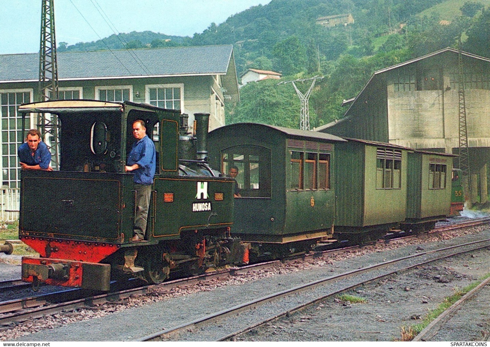 ZUG Schienenverkehr Eisenbahnen Vintage Ansichtskarte Postkarte CPSM #PAA701.DE - Eisenbahnen