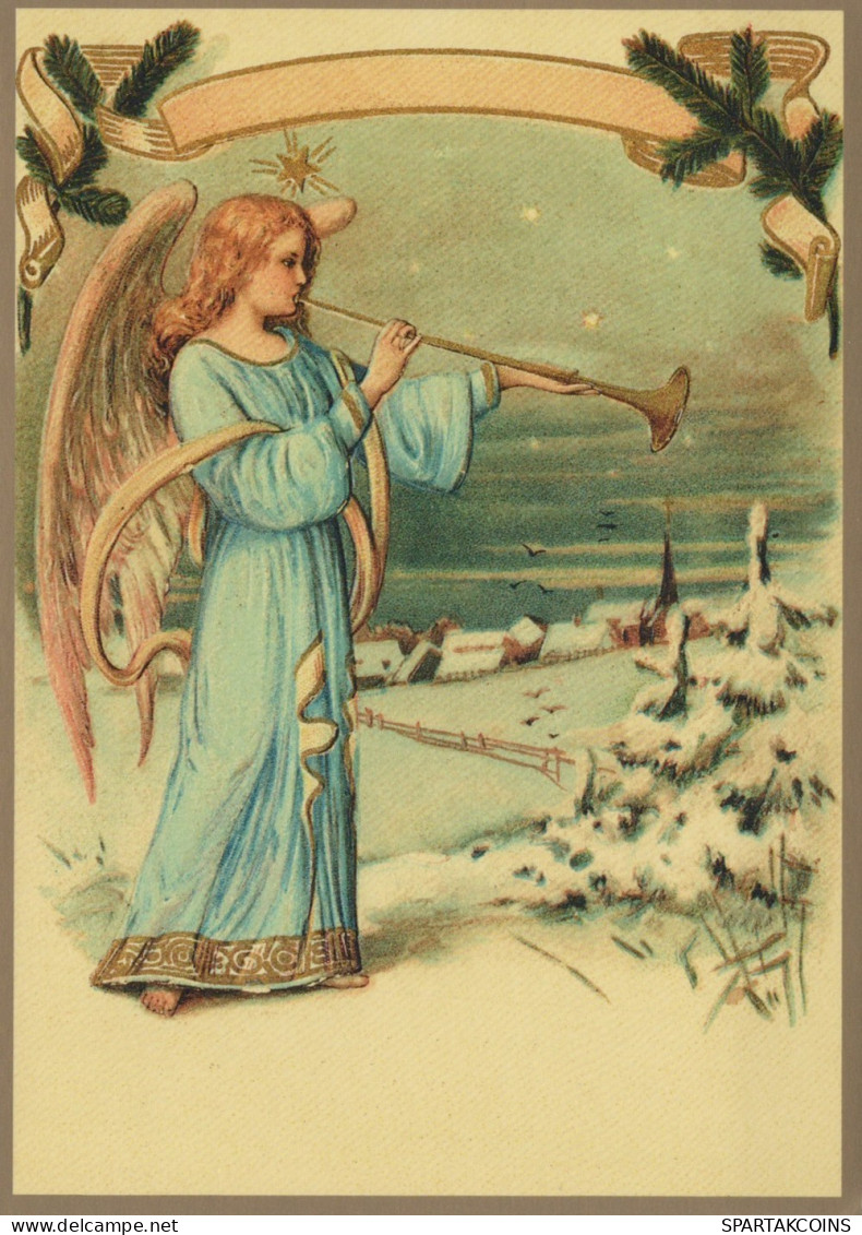 ENGEL WEIHNACHTSFERIEN Feiern & Feste Vintage Ansichtskarte Postkarte CPSM #PAH411.DE - Angels