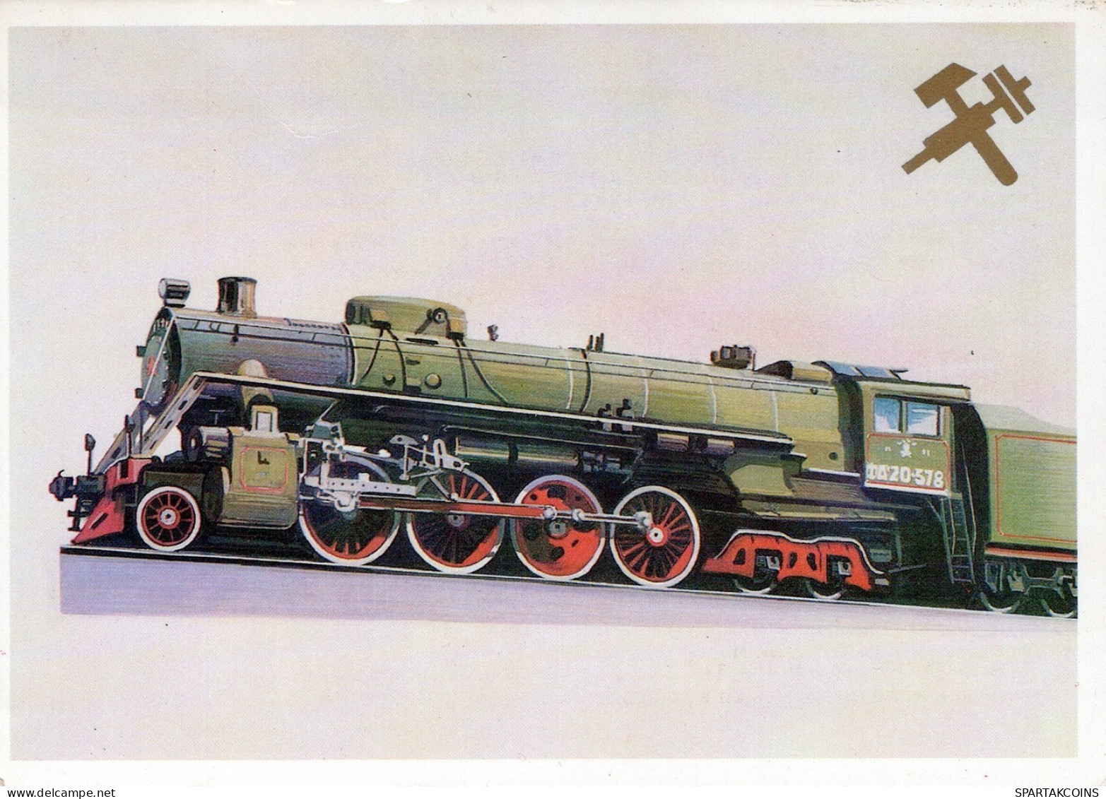 ZUG Schienenverkehr Eisenbahnen Vintage Ansichtskarte Postkarte CPSM #PAA770.DE - Eisenbahnen