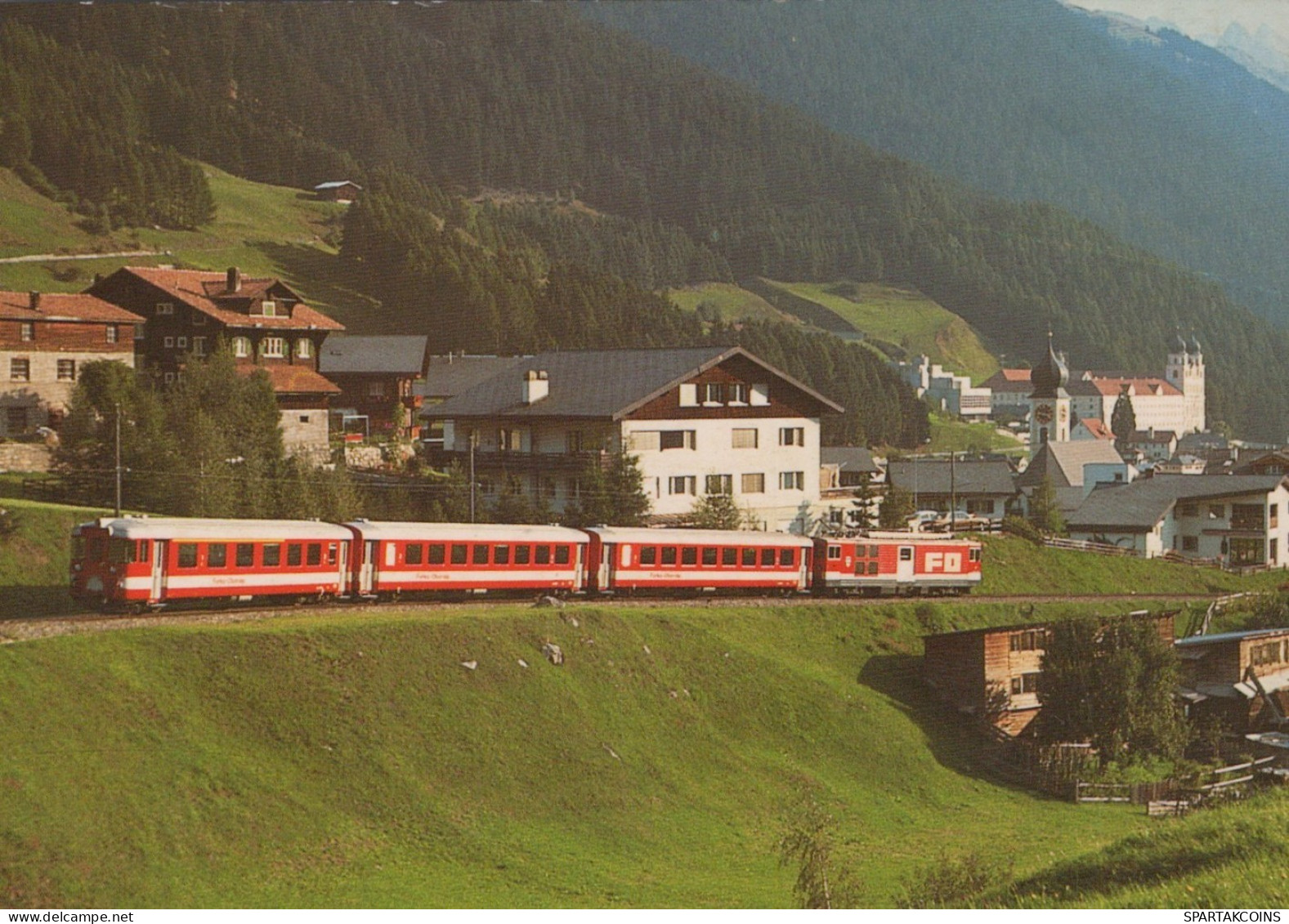 ZUG Schienenverkehr Eisenbahnen Vintage Ansichtskarte Postkarte CPSM #PAA901.DE - Eisenbahnen