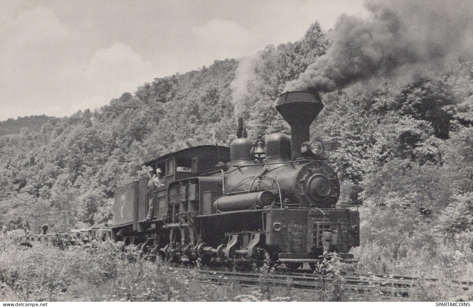 ZUG Schienenverkehr Eisenbahnen Vintage Ansichtskarte Postkarte CPSMF #PAA420.DE - Eisenbahnen