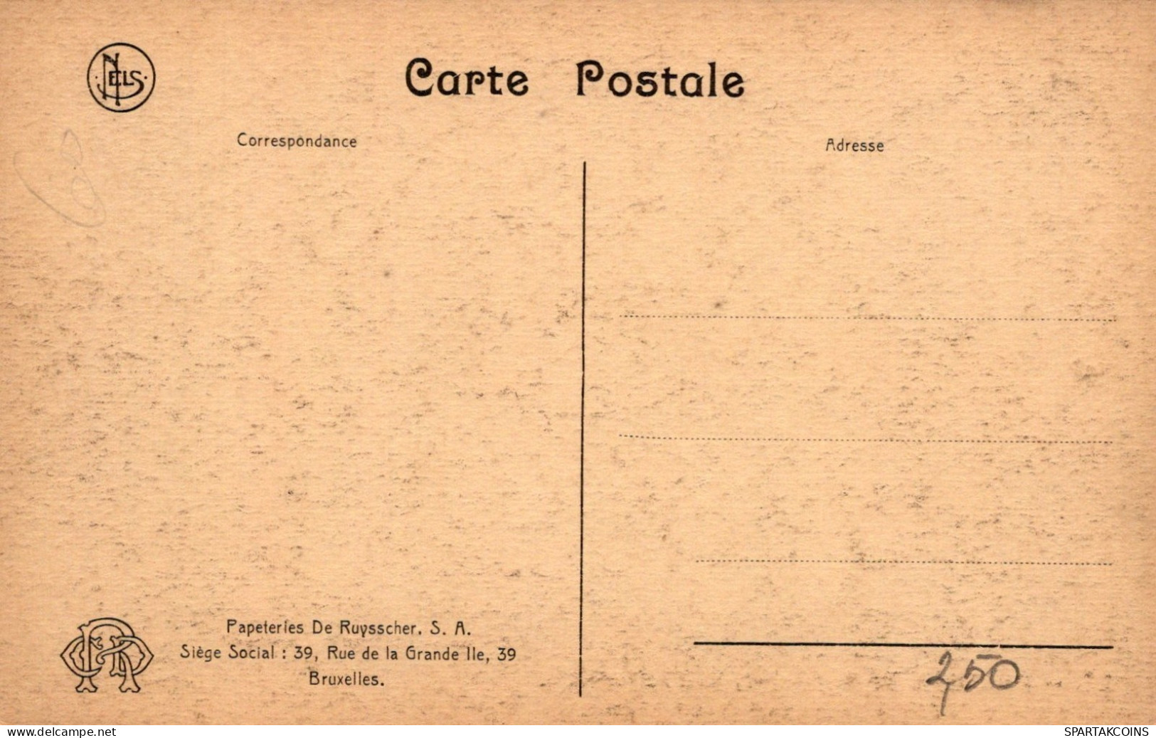 BELGIQUE BRUXELLES Carte Postale CPA #PAD615.FR - Brussel (Stad)