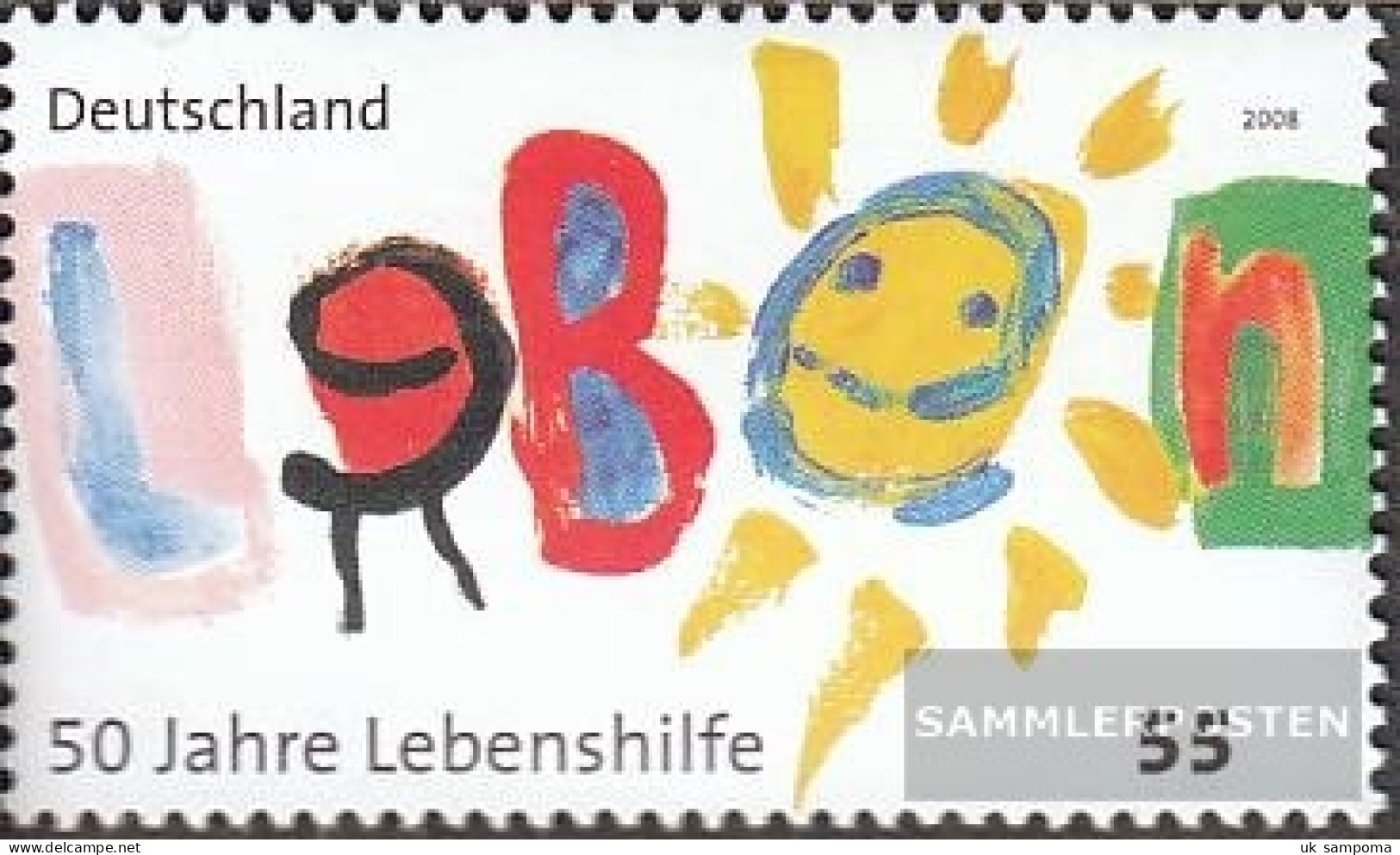 FRD (FR.Germany) 2702 (complete Issue) Unmounted Mint / Never Hinged 2008 Lebenshilfe - Unused Stamps