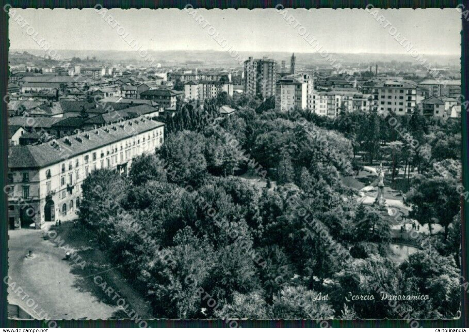 Asti Città PIEGHINE Foto FG Cartolina ZK4400 - Asti