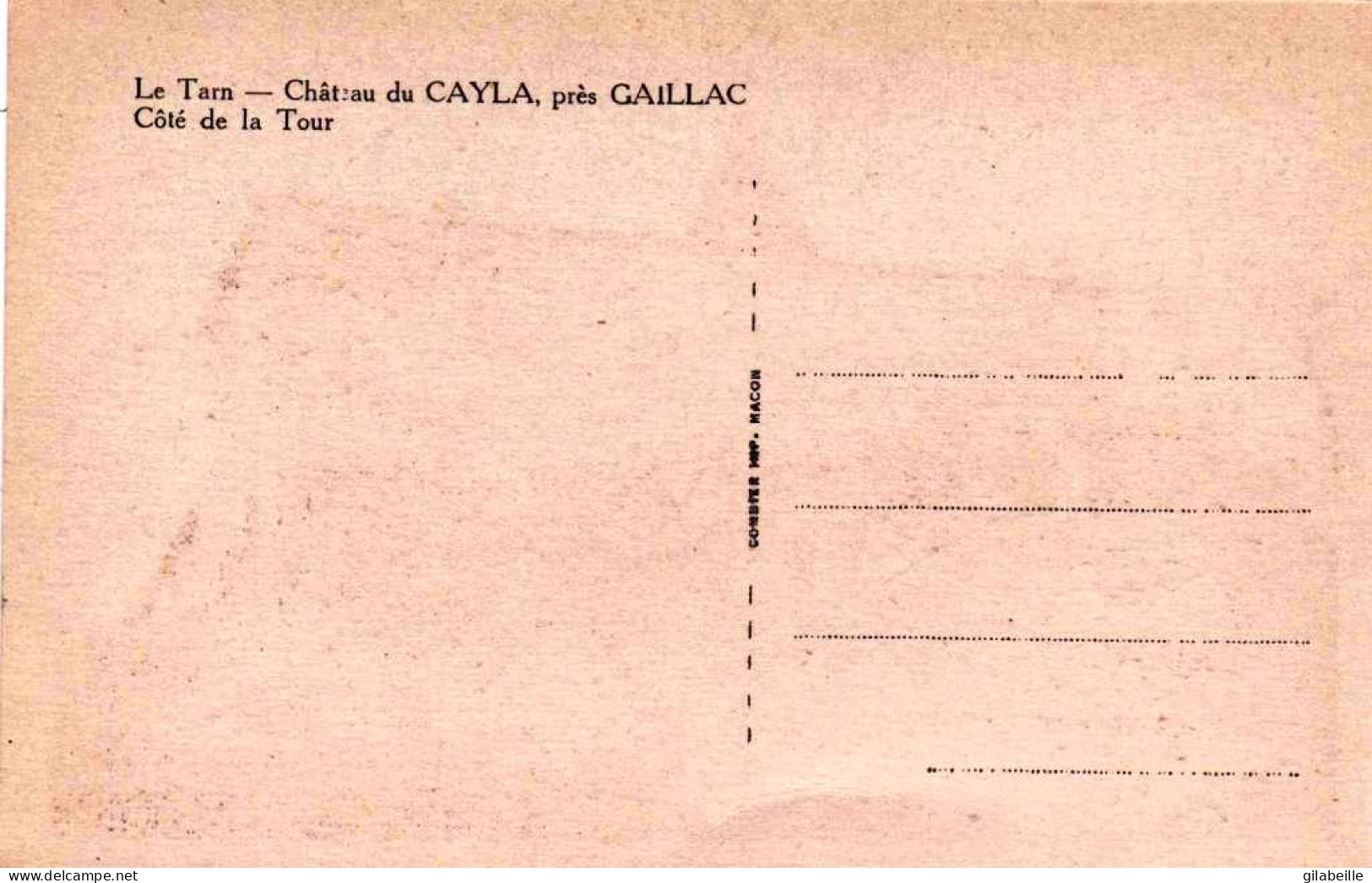 81 - Tarn -  Chateau Du CAYLA Pres Gaillac - Coté De La Tour - Autres & Non Classés