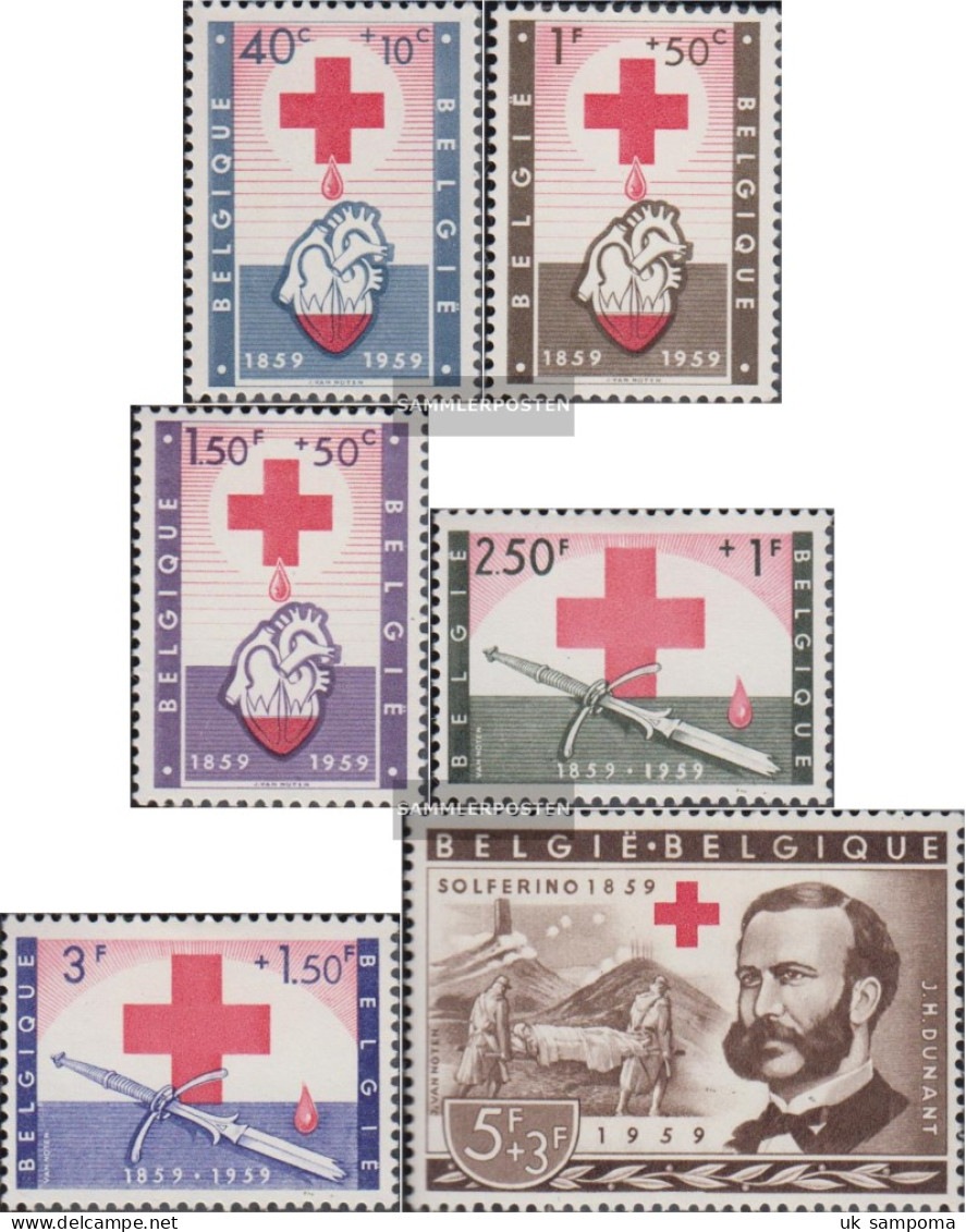 Belgium 1149-1154 (complete Issue) Unmounted Mint / Never Hinged 1959 100 Years Red Cross - Ungebraucht