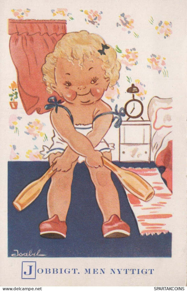 BAMBINO BAMBINO Scena S Paesaggios Vintage Cartolina CPSMPF #PKG625.IT - Scene & Paesaggi