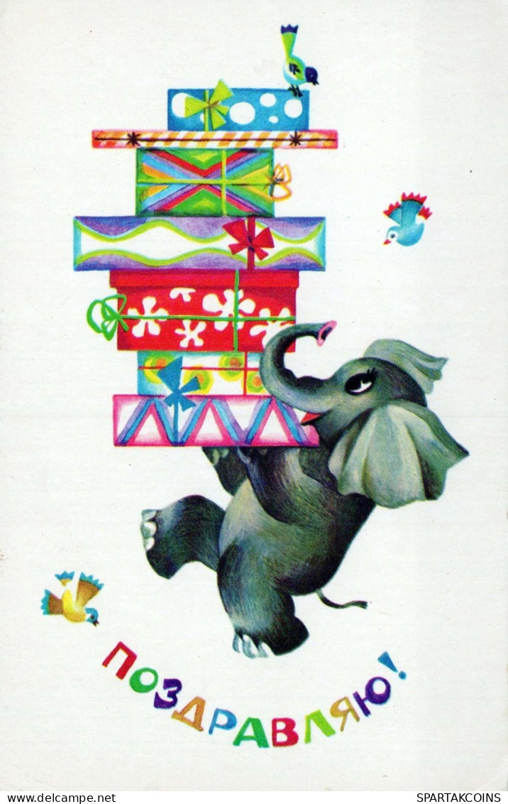 SCIMMIA Animale Vintage Cartolina CPA #PKE764.IT - Monkeys