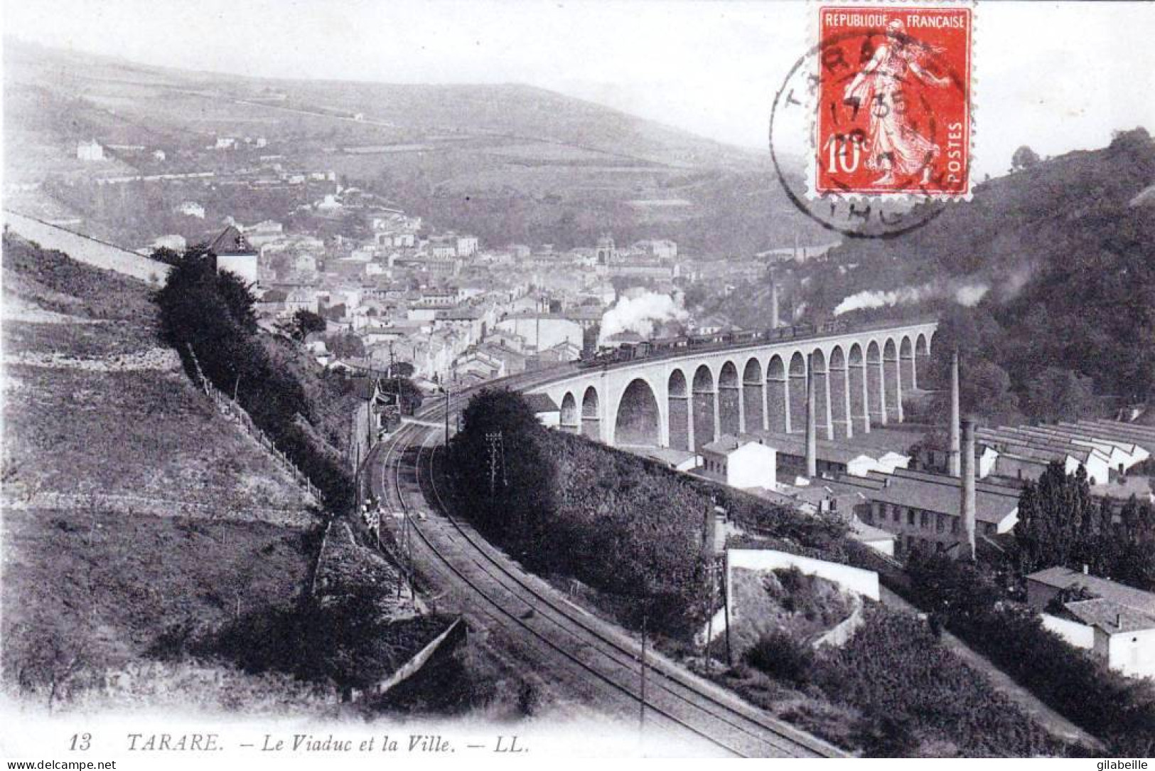 69 - Rhone -   TARARE - Le Viaduc Et La Ville - Tarare