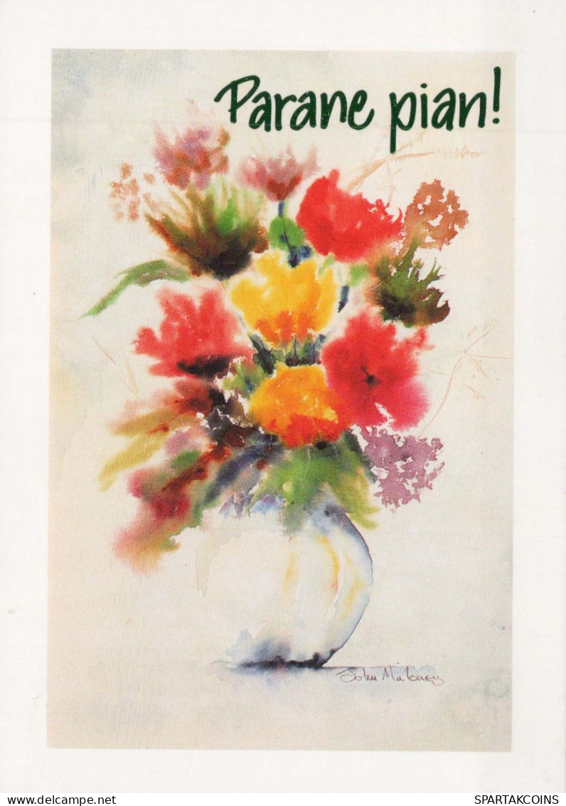 FIORI Vintage Cartolina CPSM #PBZ463.IT - Bloemen