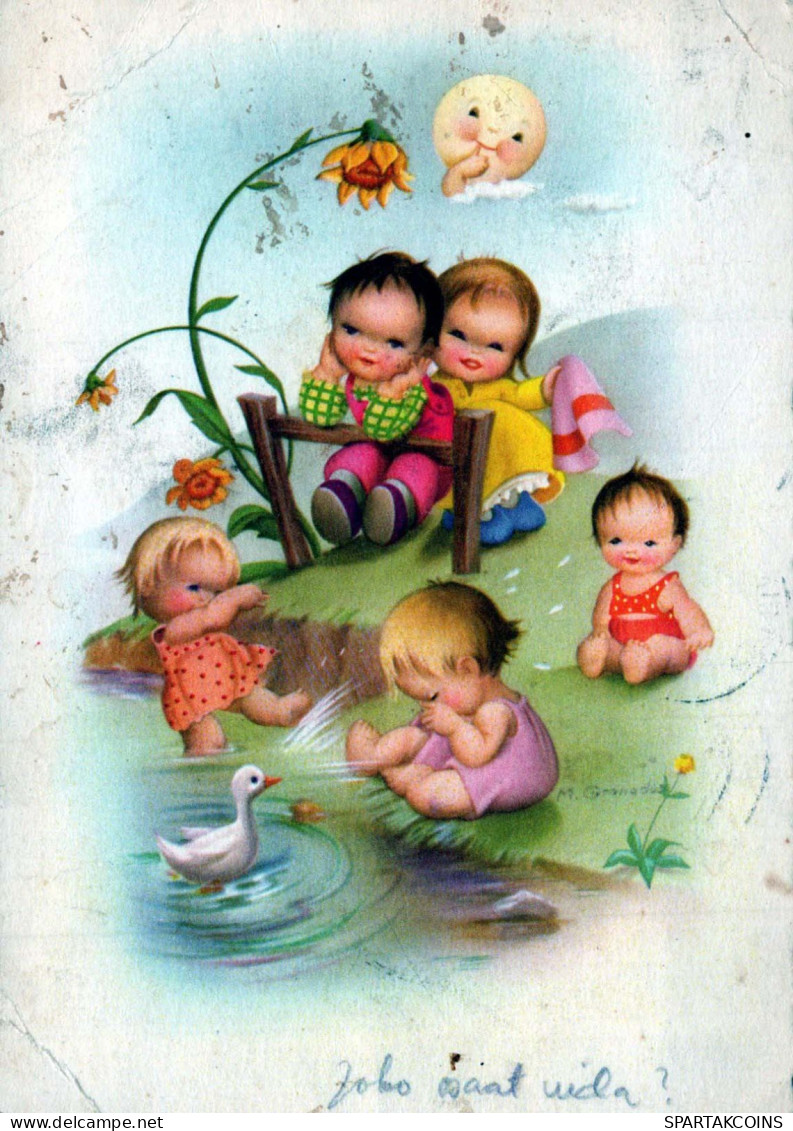 BAMBINO BAMBINO Scena S Paesaggios Vintage Cartolina CPSM #PBU376.IT - Scenes & Landscapes