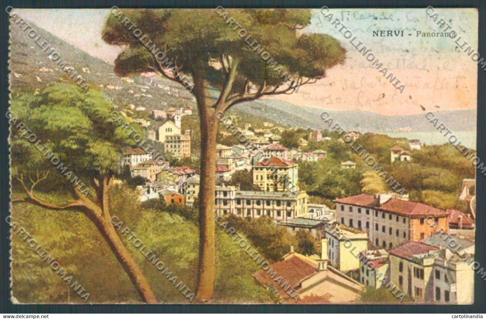 Genova Nervi Cartolina ZT3945 - Genova (Genoa)