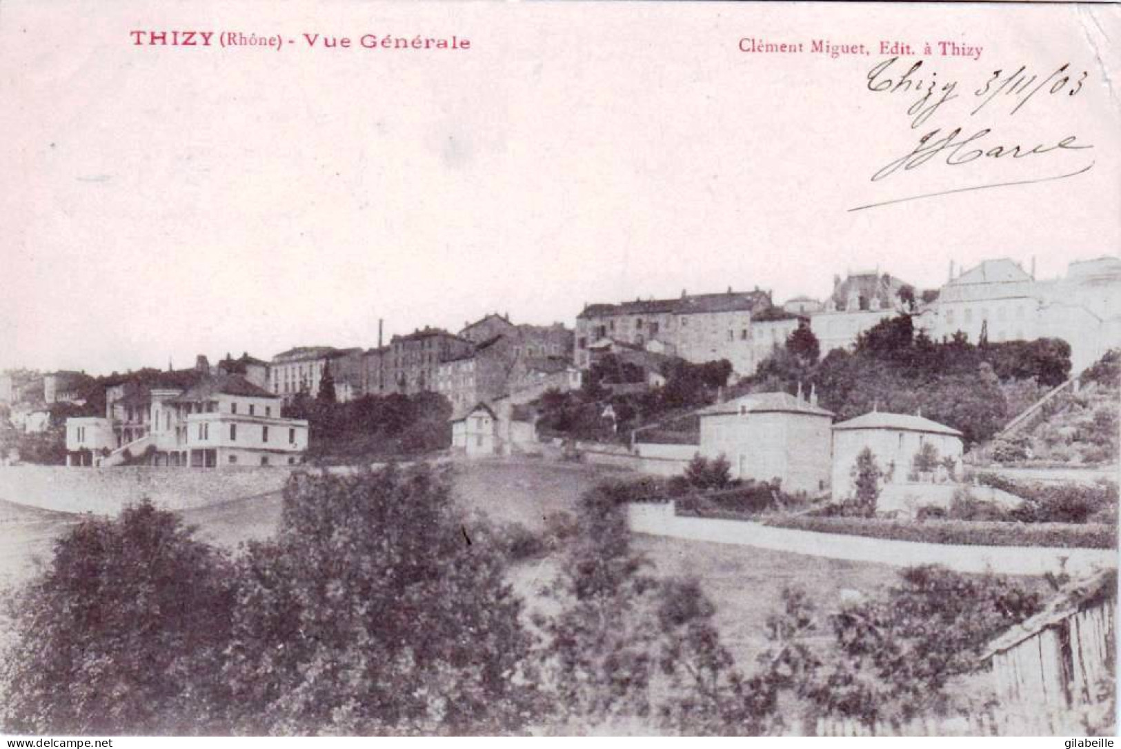69 - Rhone -   THIZY -  Vue Generale - Thizy