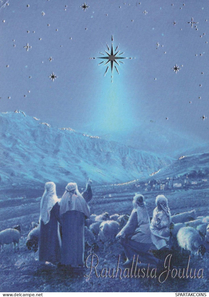SAINT Gesù Bambino Cristianesimo Religione Vintage Cartolina CPSM #PBP824.IT - Autres & Non Classés
