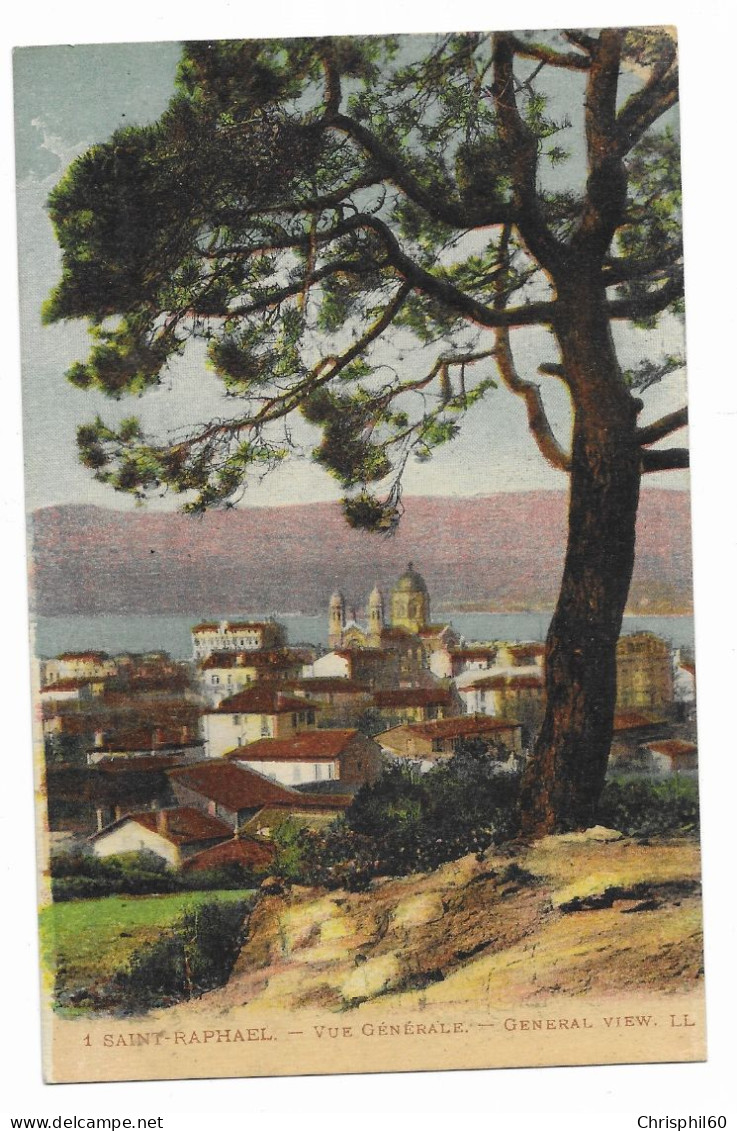 CPA Circulée En 1929 - SAINT-RAPHAEL - Vue Générale - LL - N° 1 - - Saint-Raphaël