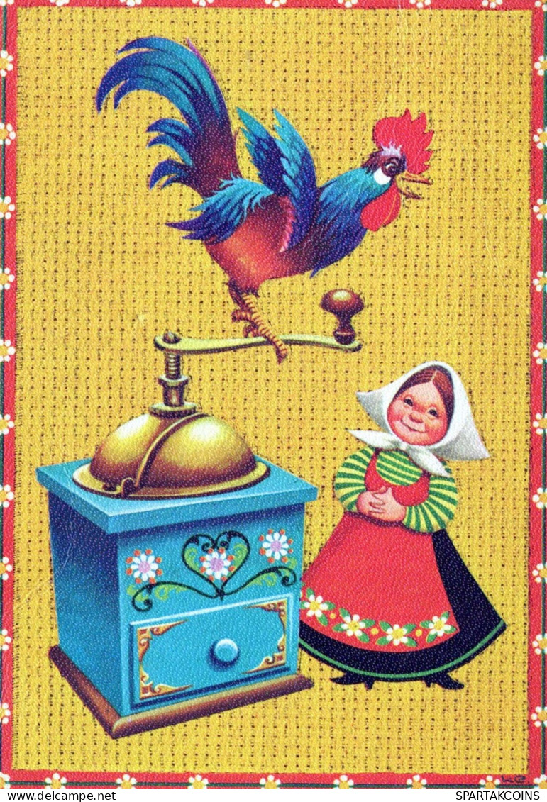 PASQUA UOVO Vintage Cartolina CPSM #PBO120.IT - Ostern