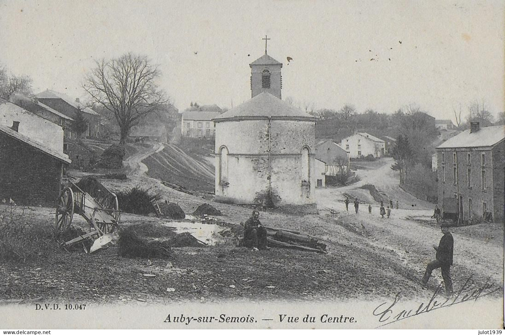 BERTRIX . AUBY ..-- CENTRE . 1903 De CUGNON Vers MARTELANGE ( Melle Catherine NANQUETTE ) . - Bertrix