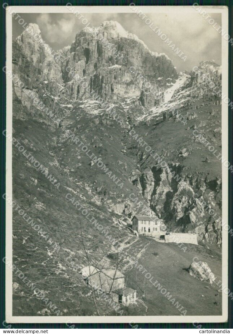 Lecco Resegone Rifugio Alpinisti Monzesi Cai Foto FG Cartolina ZK0752 - Lecco