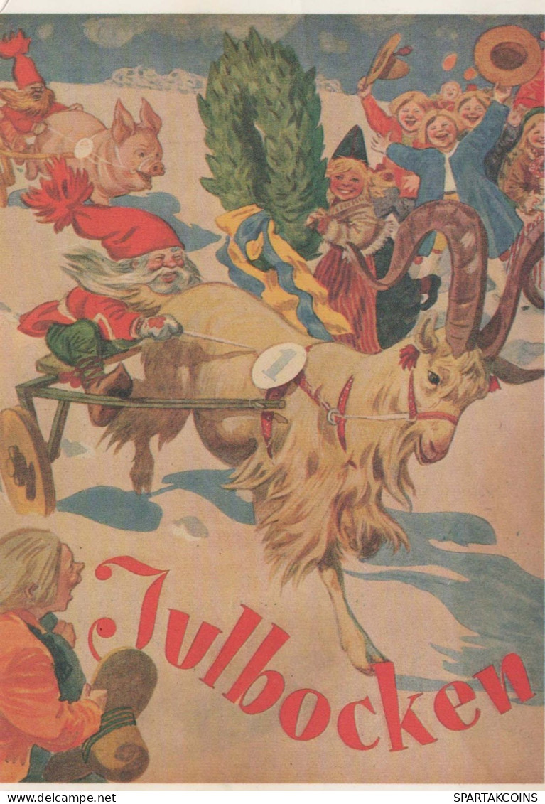 Buon Anno Natale Vintage Cartolina CPSM #PAY456.IT - Año Nuevo