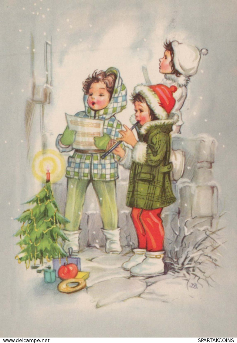 Buon Anno Natale BAMBINO Vintage Cartolina CPSM #PAY016.IT - Año Nuevo