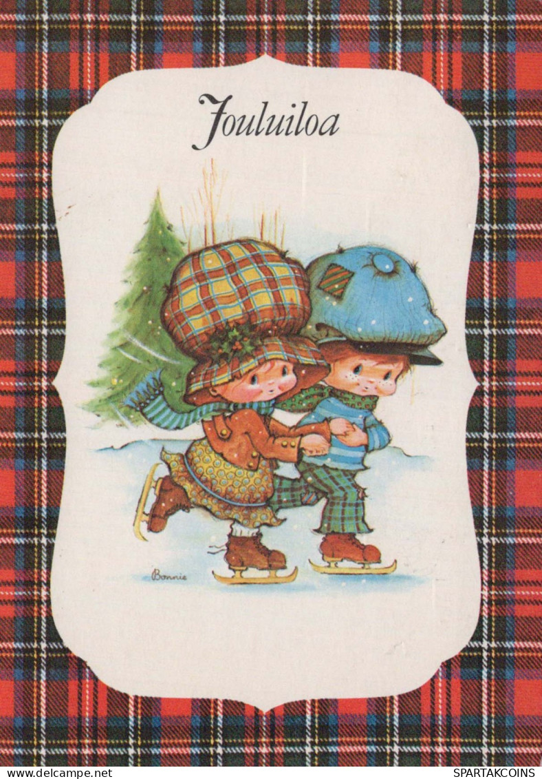 Buon Anno Natale BAMBINO Vintage Cartolina CPSM #PAW504.IT - Año Nuevo