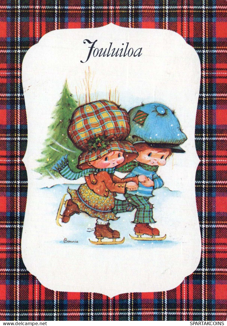 Buon Anno Natale BAMBINO Vintage Cartolina CPSM #PAW504.IT - Año Nuevo