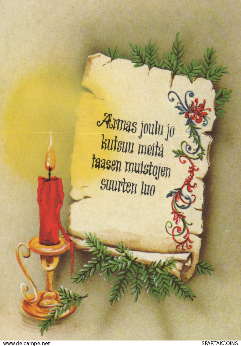 Buon Anno Natale BELL Vintage Cartolina CPSM #PAV348.IT - Año Nuevo