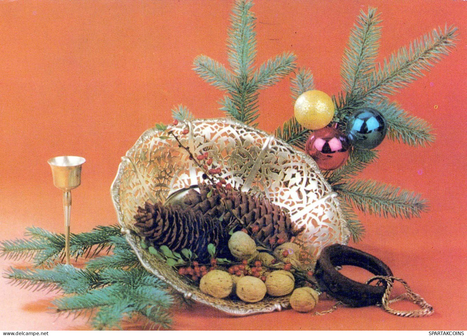 Buon Anno Natale Vintage Cartolina CPSM #PAT777.IT - Año Nuevo