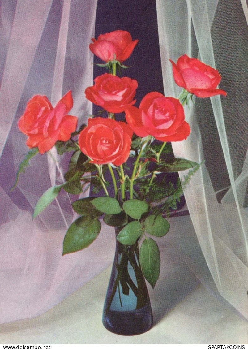FIORI Vintage Cartolina CPSM #PAS660.IT - Flores