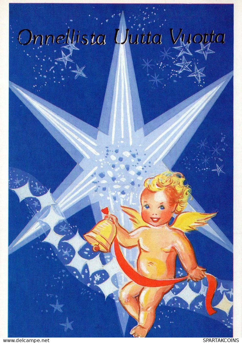 ANGELO Buon Anno Natale Vintage Cartolina CPSM #PAS720.IT - Angels