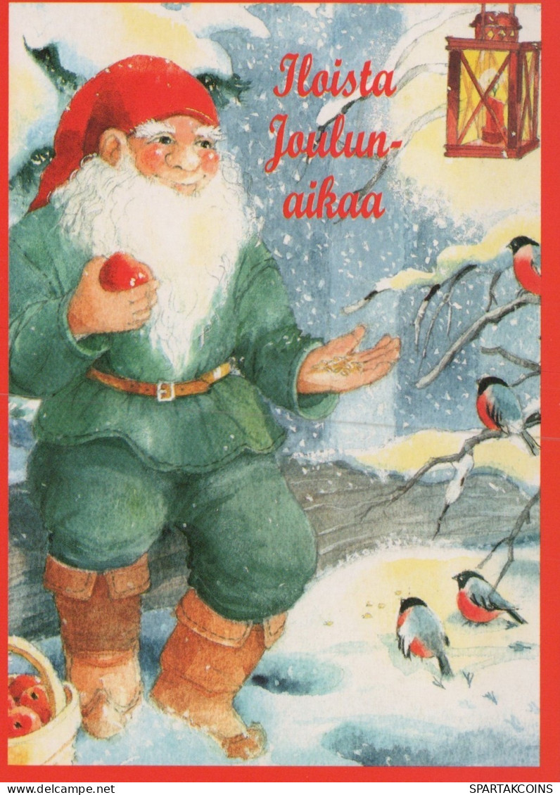 BABBO NATALE Natale Vintage Cartolina CPSM #PAK596.IT - Kerstman