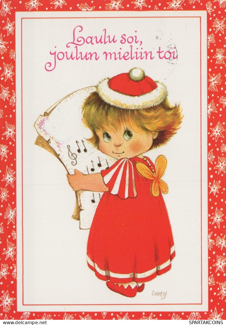 ANGELO Buon Anno Natale Vintage Cartolina CPSM #PAJ033.IT - Anges