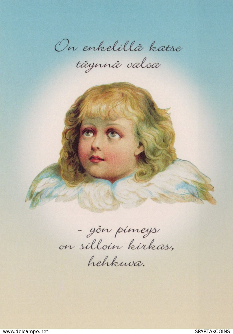 ANGELO Buon Anno Natale Vintage Cartolina CPSM #PAJ162.IT - Angels