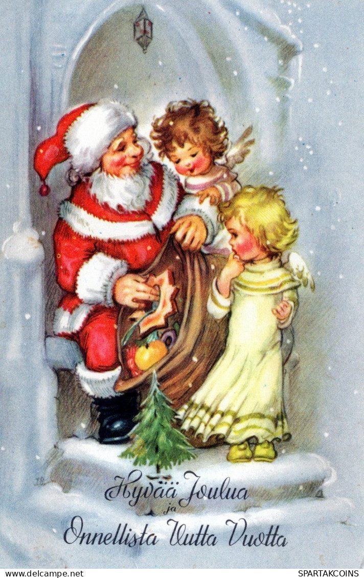 BABBO NATALE Natale Vintage Cartolina CPSMPF #PAJ415.IT - Kerstman