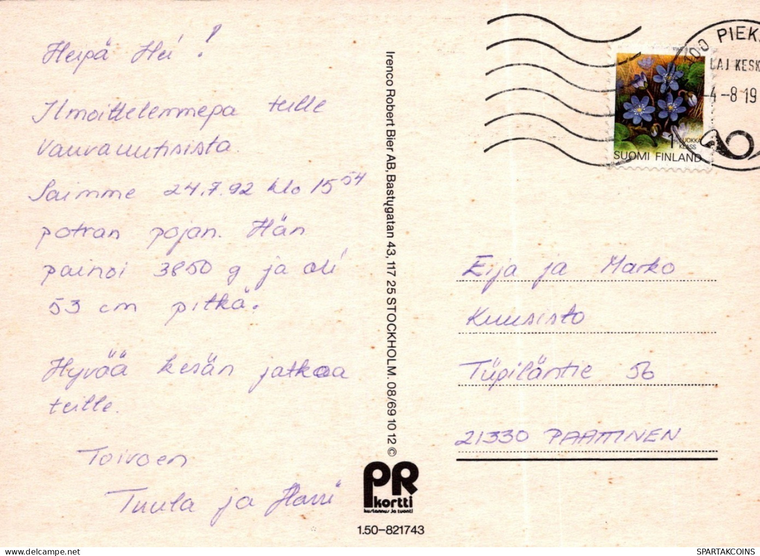 ANGELO Buon Anno Natale Vintage Cartolina CPSM #PAH279.IT - Engel