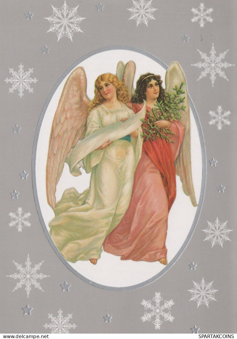 ANGELO Buon Anno Natale Vintage Cartolina CPSM #PAH412.IT - Engel