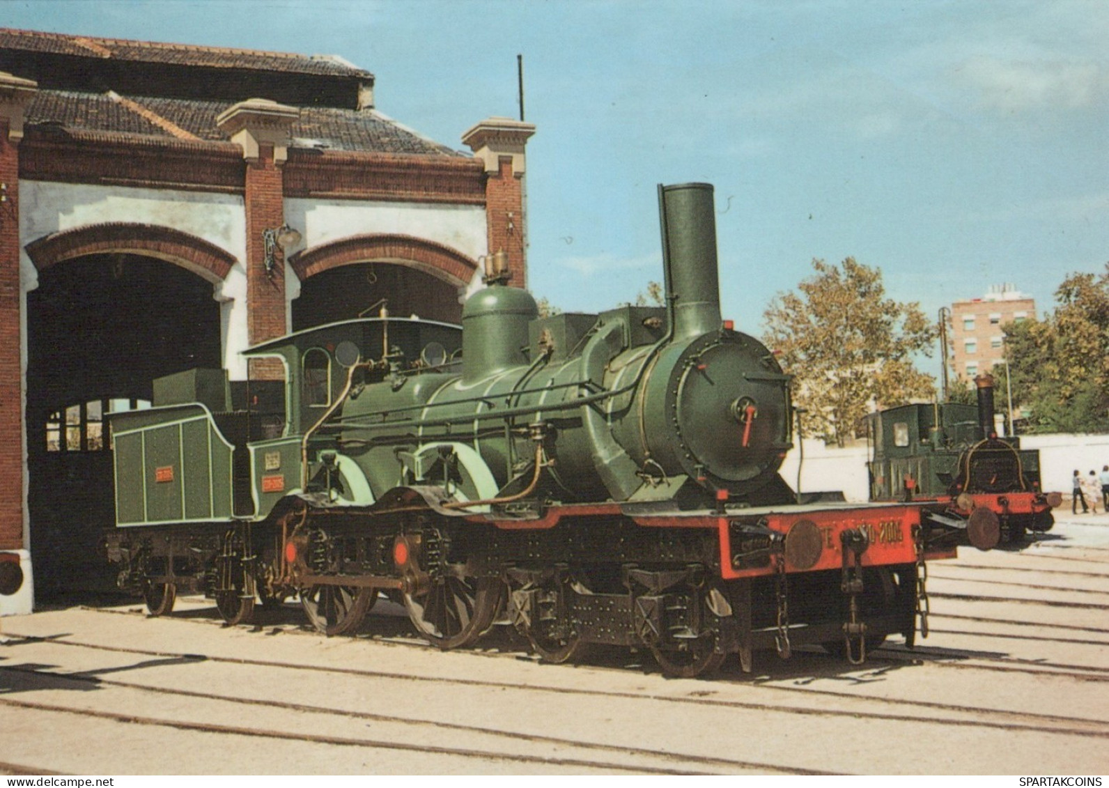 TRENO TRASPORTO FERROVIARIO Vintage Cartolina CPSM #PAA702.IT - Treinen