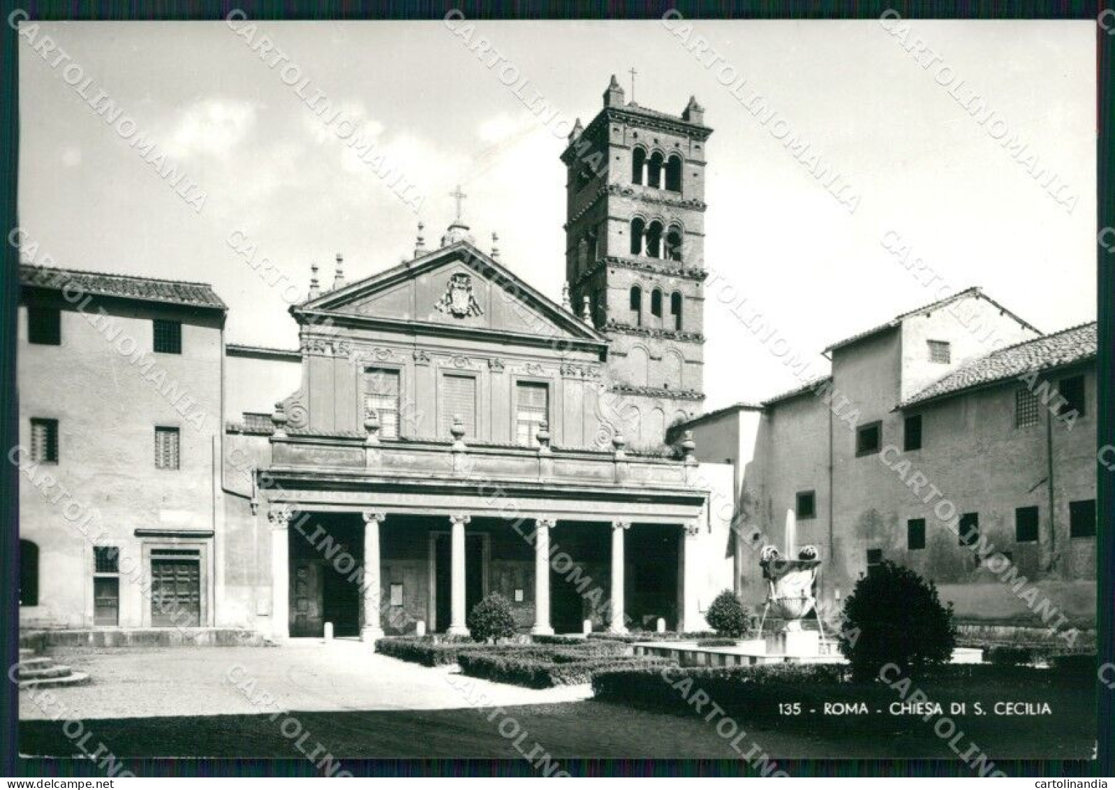 Roma Città Chiesa Santa Cecilia FG Foto Cartolina KB5338 - Autres & Non Classés